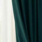 Draperie de Textura Groasa YEMEN 80% Blackout Turcoaz - imagine 2