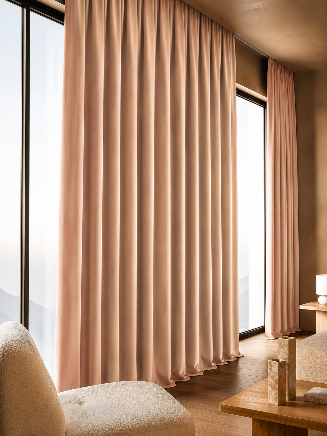 3710-2 Draperie Petek 14202 Rose - imagine 1