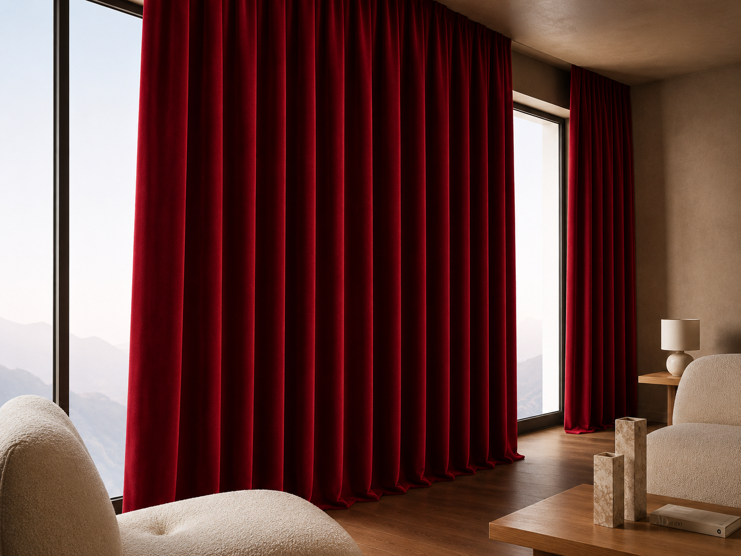 Draperie Petek 14202 Rosu