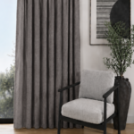 Draperie Safari Gri 3769 L1.5m/H2.5m cu Rejansa de 6cm