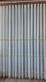 Perdea Cristal cu Broderie Albă GPR-012-07-03 - imagine 3