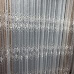 Perdea  cu  Broderie din Tulle Crem 12034