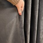 Draperie Uni Soft Negru - imagine 3