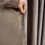 Draperie Lucioasă Asya Uni Blackout 90% Maro - imagine 3