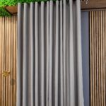 Draperie Uni Soft Gri Deschis - imagine 5