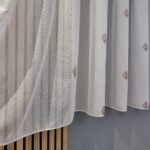 Perdea Cristal Alb/Maro cu Model 40444-F-9603 - imagine 4
