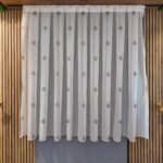 Perdea Cristal Crem/Maro cu Model 40444-F-9607 - imagine 5