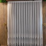 Perdea Crıstal Aselya Ivory cu Dungi 006-F-1702 - imagine 2