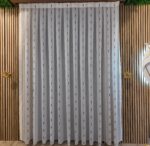 Perdea Cristal cu Model Alb/Maro 40466-F-9607 - imagine 2