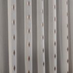 Perdea Cristal cu Model Alb/Maro 40466-F-9607