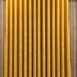 Draperie Uni Soft Galben Muștar