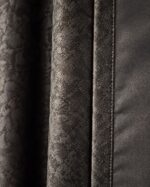 Draperie Lucioasă  Asya Uni Blackout 90% Negru - imagine 3