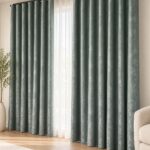 Draperie Lucioasă  Asya Uni Blackout 90% Verde Mentă
