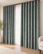 Draperie Lucioasă  Asya Uni Blackout 90% Verde Mentă