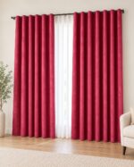 Draperie Uni Soft Bordo - imagine 2