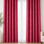Draperie Uni Soft Bordo