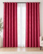 Draperie Uni Soft Bordo