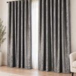 Draperie Lucioasă  Asya Uni Blackout 90% Gri