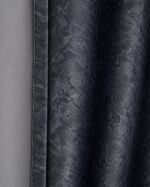 Draperie Lucioasă  Asya Uni Blackout 90% Gri Închis - imagine 4